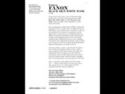 Click to view details and links for Frantz Fanon | Black Skin, White Mask