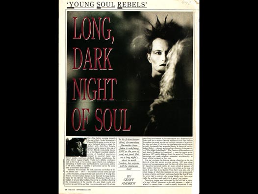 image of Young Soul Rebels | Long, Dark Night of Soul