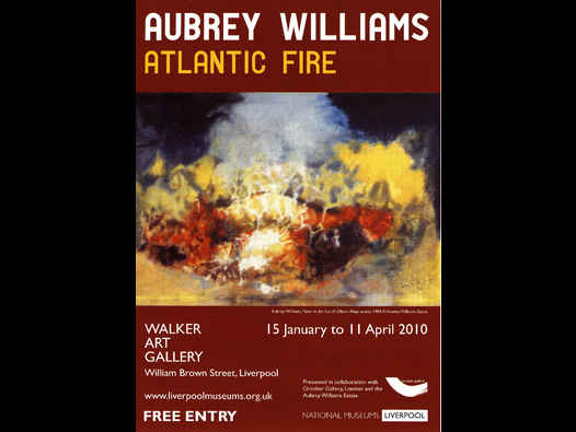 image of Aubrey Williams: Atlantic Fire - flyer