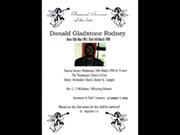 Click to view details and links for Order of Service for the Funeral Service of the late Donald Gladstone Rodney